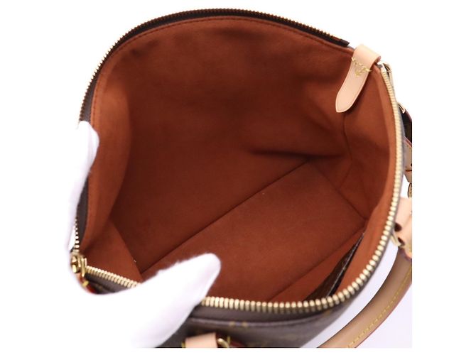 Bolsa Louis Vuitton Monogram Neo Lockit PM Marrom Bege - vista 15