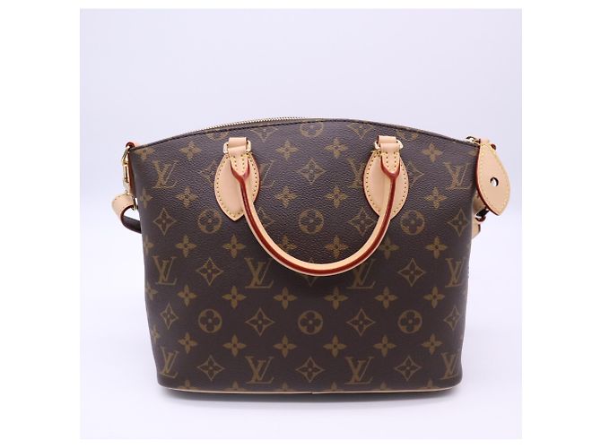 Bolsa Louis Vuitton Monogram Neo Lockit PM Marrom Bege - vista 2