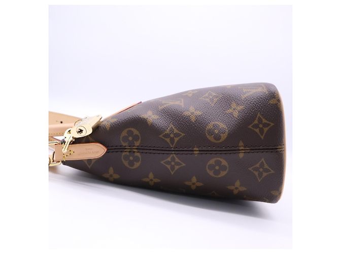 Bolsa Louis Vuitton Monogram Neo Lockit PM Marrom Bege - vista 5