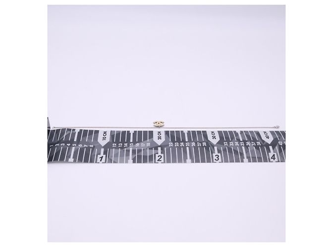 Collana CHANEL Coco Mark in argento e avorio Crudo - vista 3