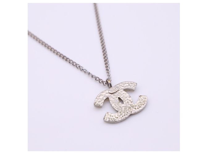Collana CHANEL Coco Mark in argento e avorio Crudo - vista 4