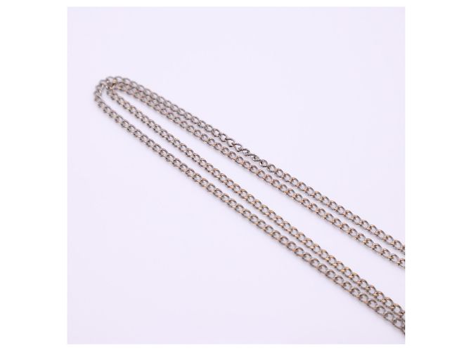 Collana CHANEL Coco Mark in argento e avorio Crudo - vista 8