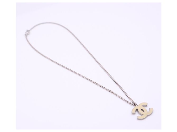 Collana CHANEL Coco Mark in argento e avorio Crudo - vista 9