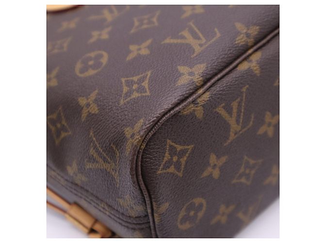Louis Vuitton Monogram Neverfull PM Handtasche Braun Beige - Ansicht 13