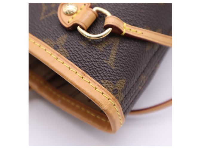 Louis Vuitton Monogram Neverfull PM Handtasche Braun Beige - Ansicht 14