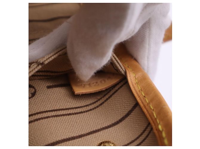 Louis Vuitton Monogram Neverfull PM Handtasche Braun Beige - Ansicht 18