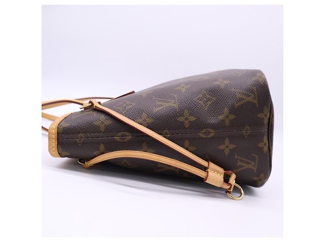 Louis Vuitton Monogram Neverfull PM Handtasche Braun Beige - Ansicht 5