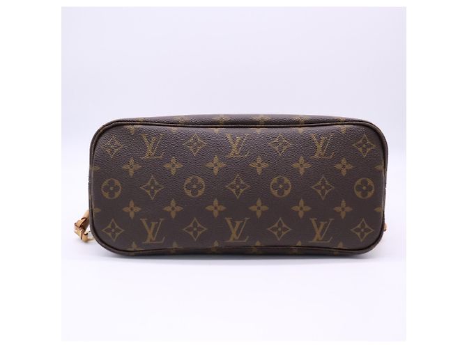 Louis Vuitton Monogram Neverfull PM Handtasche Braun Beige - Ansicht 7
