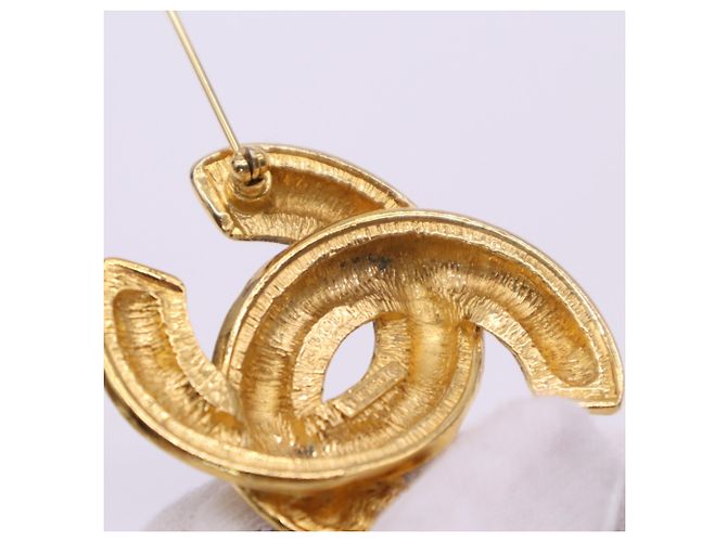 Chanel Coco Mark vergoldete Brosche Golden - Ansicht 12
