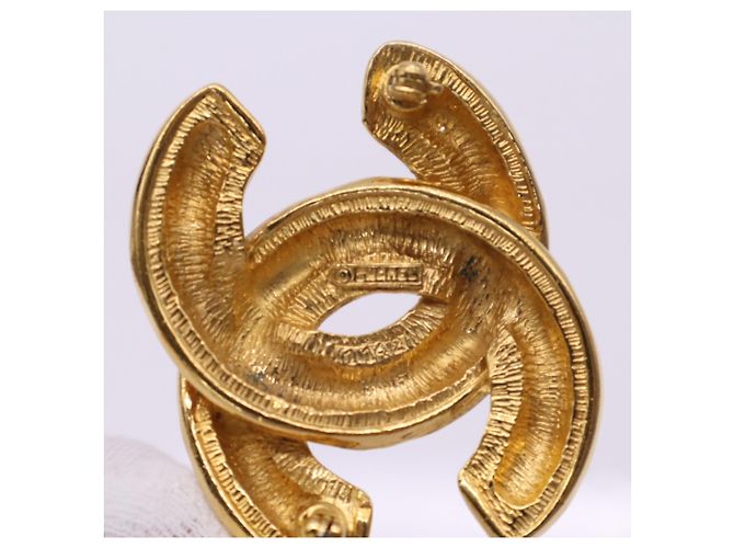 Chanel Coco Mark vergoldete Brosche Golden - Ansicht 13