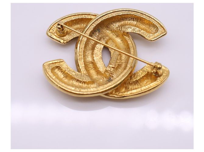 Chanel Coco Mark vergoldete Brosche Golden - Ansicht 2