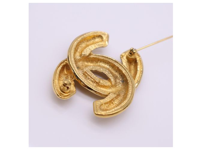 Chanel Coco Mark vergoldete Brosche Golden - Ansicht 4
