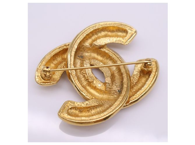 Chanel Coco Mark vergoldete Brosche Golden - Ansicht 6