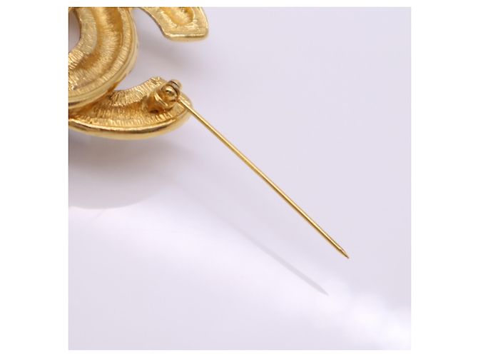 Chanel Coco Mark vergoldete Brosche Golden - Ansicht 9