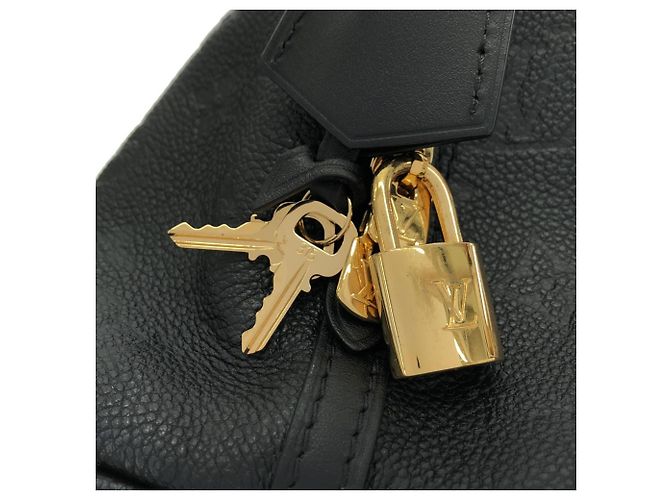 Borsa Louis Vuitton Monogram Empreinte Alma PM Nero - vista 5