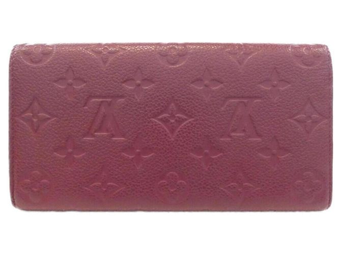 Louis Vuitton Monogram Empreinte Portefeuille Emilie Wallet Bordò - vista 2