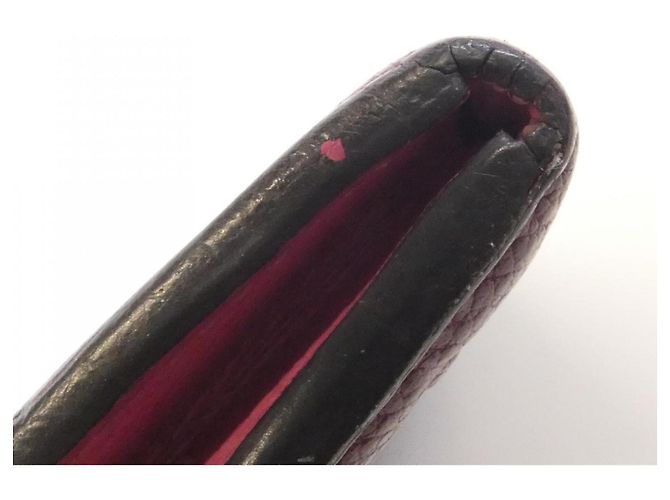 Louis Vuitton Monogram Empreinte Portefeuille Emilie Wallet Bordò - vista 5