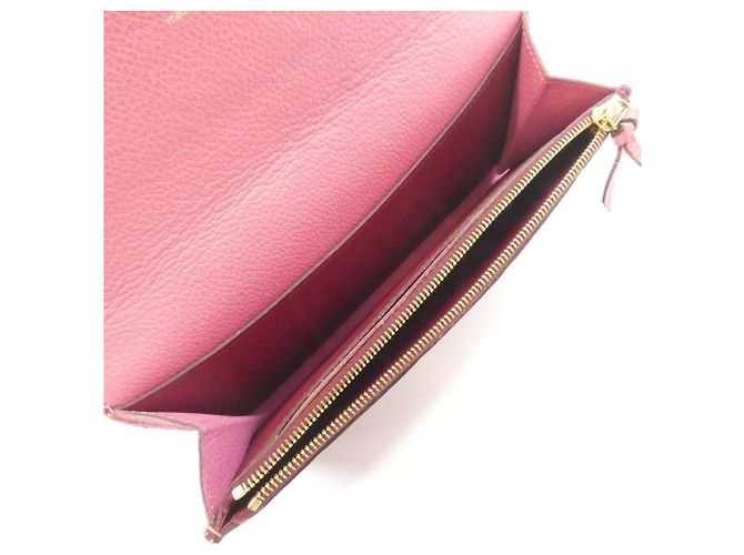 Louis Vuitton Monogram Empreinte Portefeuille Emilie Wallet Bordò - vista 6