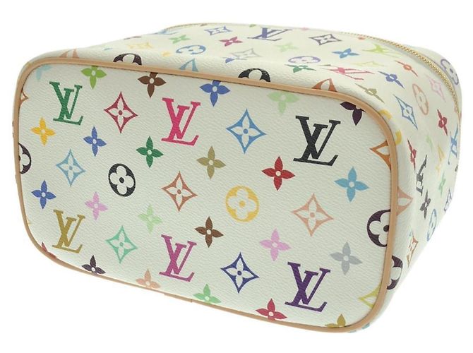 Louis Vuitton Multicolor Nice BB Handbag White - view 3
