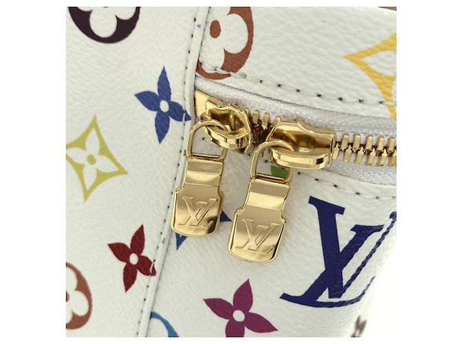 Louis Vuitton Multicolor Nice BB Handbag White - view 6