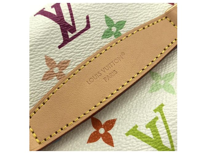 Louis Vuitton Multicolor Nice BB Handbag White - view 7