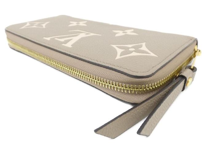 Portafoglio Zippy Louis Vuitton Bicolor Monogram Empreinte Grigio Crudo - vista 2