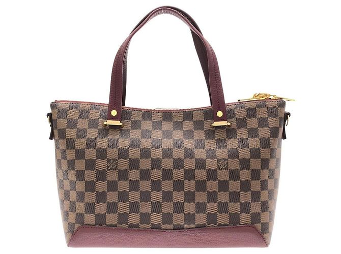 Louis Vuitton Damier Hyde Park Handtasche Fuschia Damier ebene - Ansicht 2