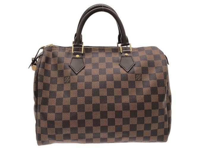 Borsa Louis Vuitton Damier Speedy Boston Damier ebene - vista 2