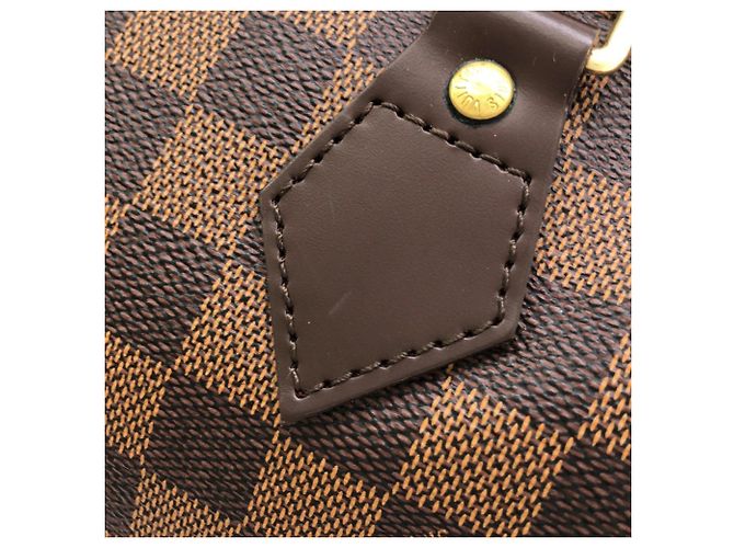 Borsa Louis Vuitton Damier Speedy Boston Damier ebene - vista 5