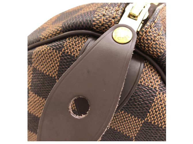 Borsa Louis Vuitton Damier Speedy Boston Damier ebene - vista 6
