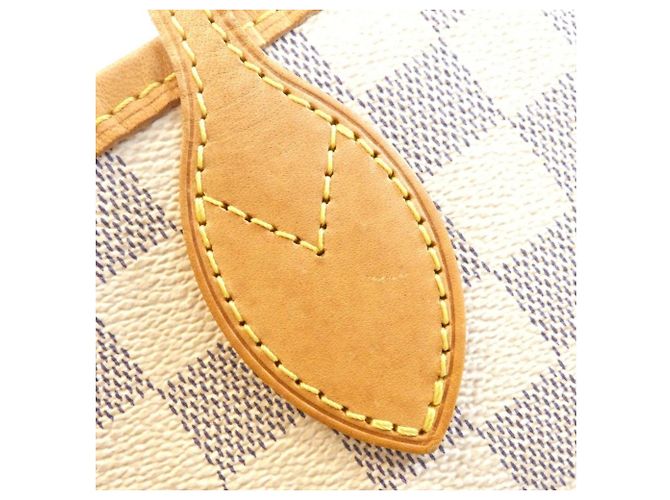 Borsa Louis Vuitton Damier Azur Neverfull PM N51110 Blu - vista 5