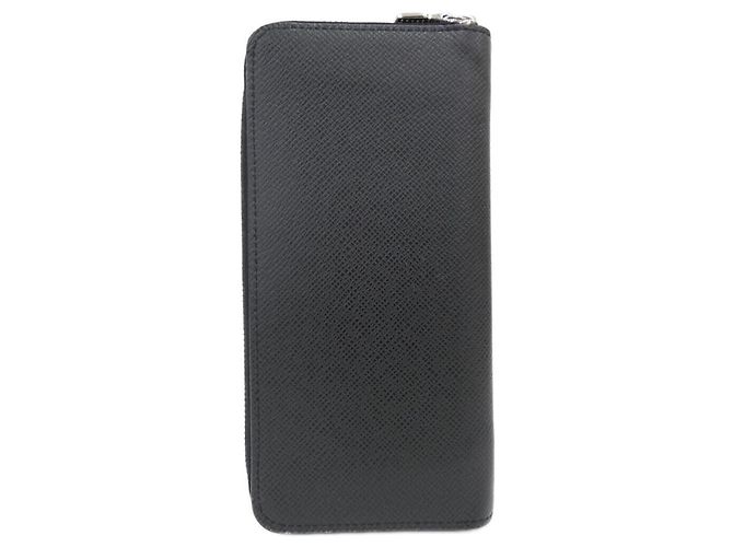 Louis Vuitton Taiga Zippy Wallet Vertical M30317 Nero - vista 2