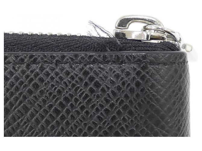 Louis Vuitton Taiga Zippy Wallet Vertical M30317 Nero - vista 5