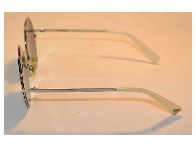 Iceberg IC323 Runde Sonnenbrille Silber Blau - Ansicht 3