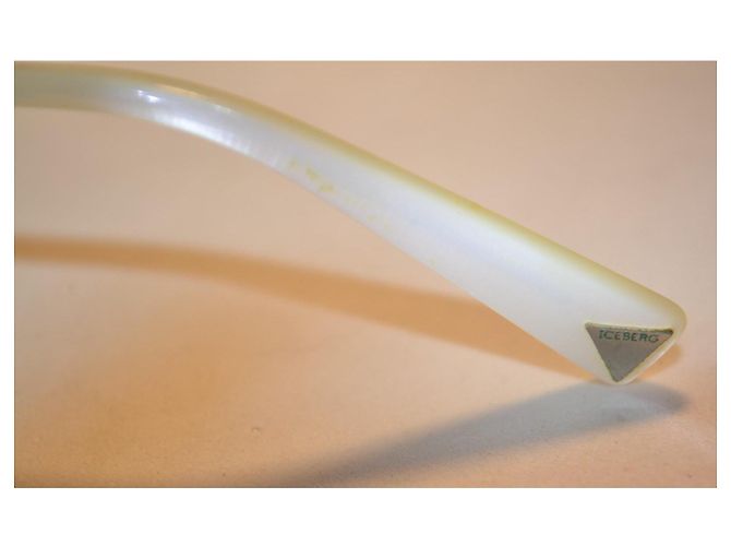 Iceberg IC323 Runde Sonnenbrille Silber Blau - Ansicht 4