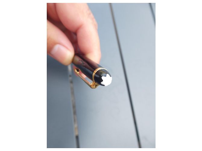 Montblanc Meisterstück Classique Porte-mines plaqué or Noir Doré - vue 4