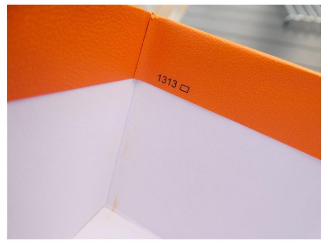 Caixa Hermès Laranja para Birkin 30 - vista 10