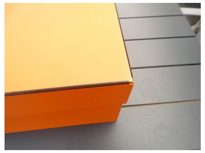 Caixa Hermès Laranja para Birkin 30 - vista 3