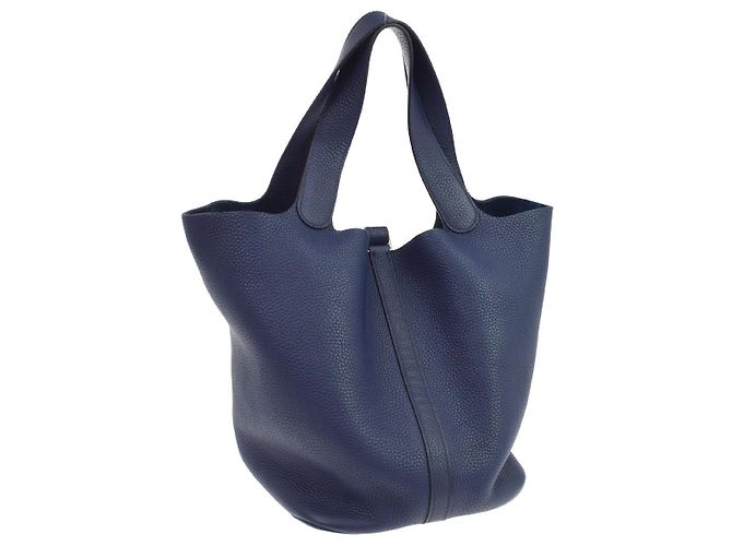 Hermès Hermes Picotin Lock Clemence GM Azul - vista 2
