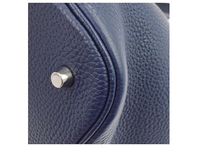 Hermès Hermes Picotin Lock Clemence GM Azul - vista 5
