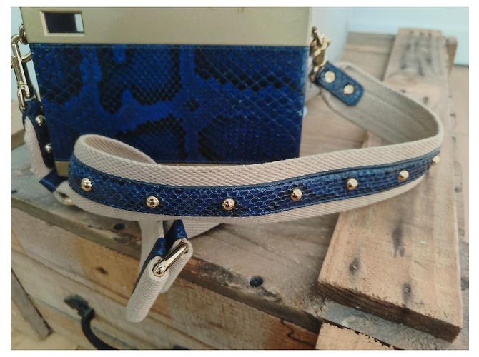 Bolso Camera Dolce & Gabbana Azul Dorado - vista 5
