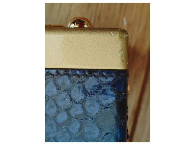 Bolso Camera Dolce & Gabbana Azul Dorado - vista 7