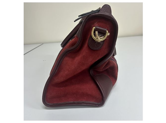 Gucci Borse weekend con zip GG Canvas e pelle XL Bordò - vista 4