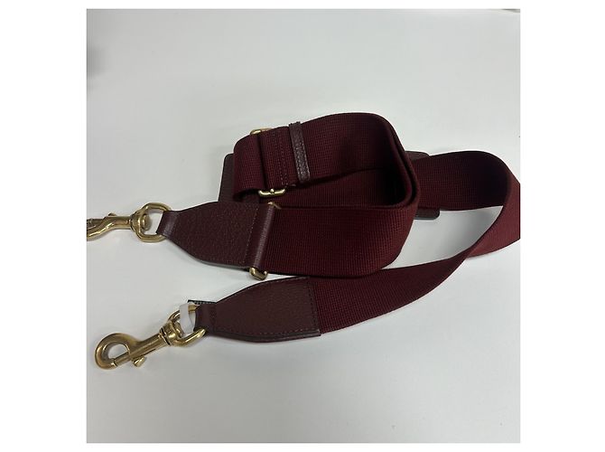 Gucci Borse weekend con zip GG Canvas e pelle XL Bordò - vista 6