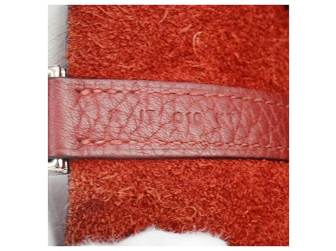 Hermès Hermes Picotin Lock Clemence MM Vermelho - vista 4