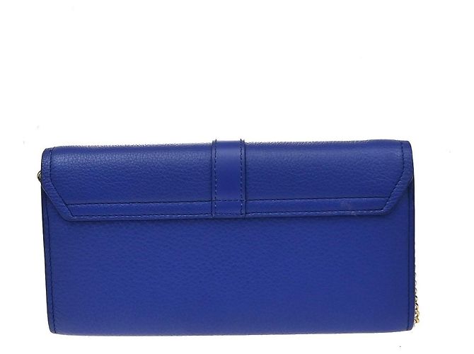 Chloé Chloe Aby Chain Leather Bleu - vue 2