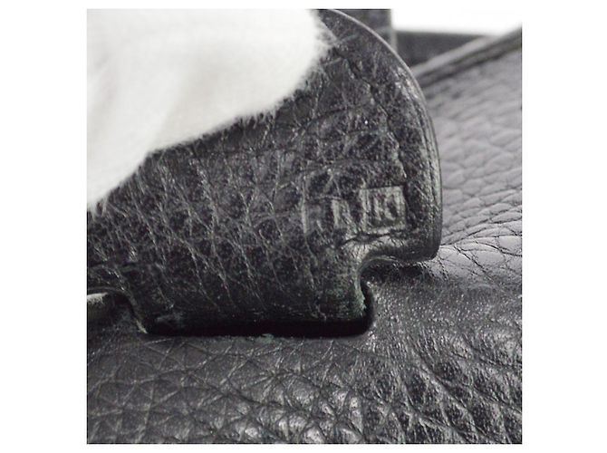 Hermès Borsa Hermes Evelyne Bag Gen II Clemence GM Nero - vista 5