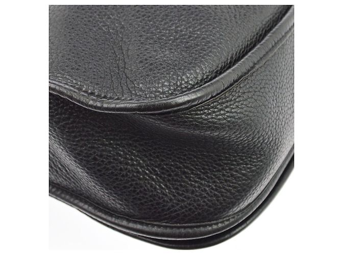 Hermès Borsa Hermes Evelyne Bag Gen II Clemence GM Nero - vista 6