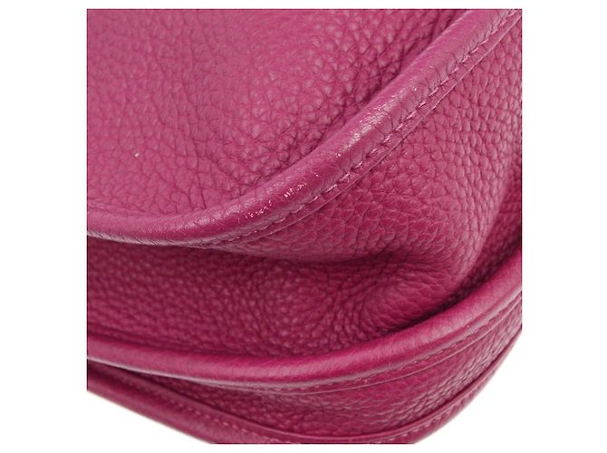 Hermès Borsa Hermes Evelyne Gen III Clemence PM Rosa - vista 6