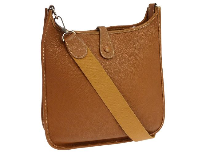 Hermès Borsa Hermes Evelyne Gen I Togo PM D'oro - vista 2